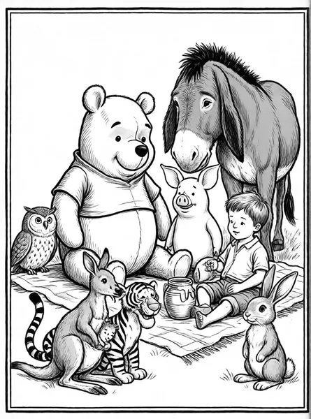 Picnic in the Hundred Acre Wood